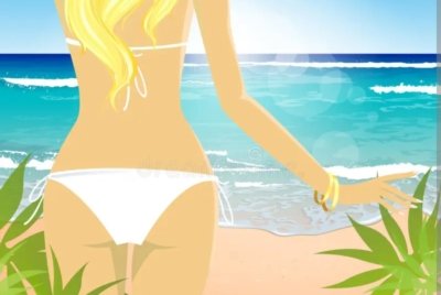 Sensual Beach Tease